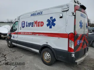 2021 Ford Transit with VIN 1FDBR1CG7MKB02589, listed as a Copart auction lot 88372545 with Not provided miles and Salvage title. Bid and sale history available at DreamBid. Image 2.