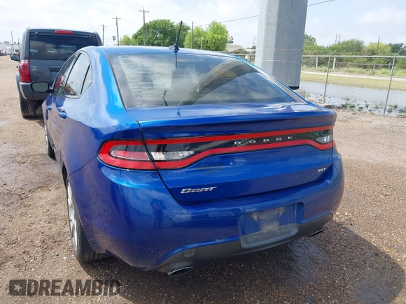 2013 Dodge Dart SXT with VIN 1C3CDFBA2DD337072, listed as a IAAI auction lot 41896216 with 169,618 mi miles. Bid and sale history available at carsss.com. Image 3.