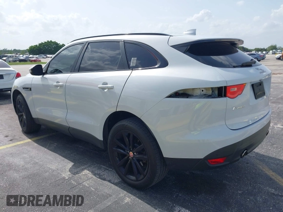 2017 Jaguar F-Pace 35t Prestige with VIN SADCK2BV6HA890493, listed as a IAAI auction lot 42461183 with 94,402 mi miles and . Bid and sale history available at DreamBid. Image 3.