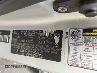 2013 Kia Forte LX z VIN KNAFT4A29D5724932, wystawiony jako IAAI lot #42187065 z przebiegiem Nie podano mil oraz . Historia ofert i sprzedaży dostępna na DreamBid. Obrazek 9.