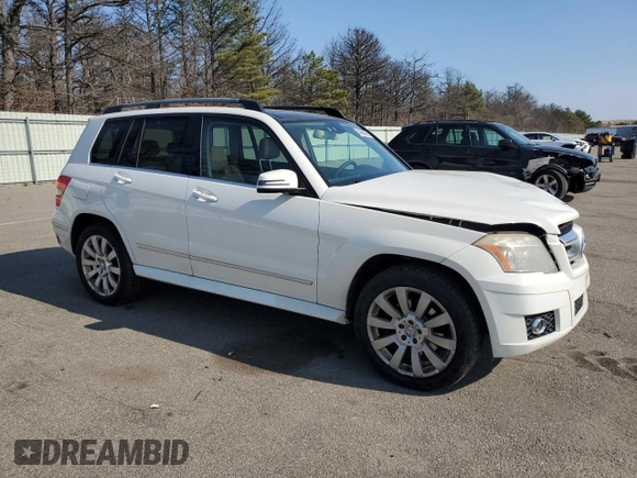 2010 Mercedes-Benz GLK 350 with VIN WDCGG8HB4AF490370, listed as a Copart auction lot 54248285 with 142,374 mi miles and Salvage Title. Bid and sale history available at DreamBid. Image 4.