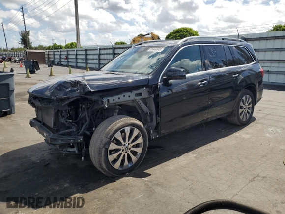 2018 Mercedes-Benz GLS 450 z VIN 4JGDF6EE9JB162914, wystawiony jako Copart lot #55346545 z przebiegiem 97 331 mil mil oraz Szkoda całkowita • Salvage title. Historia ofert i sprzedaży dostępna na DreamBid. Obrazek 1.