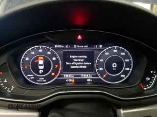 2017 Audi A4 Premium Plus with VIN WAUENAF41HN054877, listed as a Copart auction lot 47108185 with 65,633 mi miles and Salvage Title. Bid and sale history available at carsss.com. Image 9.