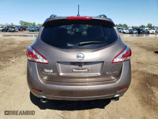 2014 Nissan Murano SL with VIN JN8AZ1MW4EW532746, listed as a Copart auction lot 57940134 with 106,164 mi miles and Salvage Title. Bid and sale history available at carsss.com. Image 6.