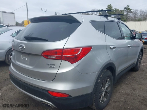 2013 Hyundai Santa Fe Sport with VIN 5XYZTDLB4DG078770, listed as a IAAI auction lot 42008394 with 119,858 mi miles. Bid and sale history available at carsss.com. Image 4.