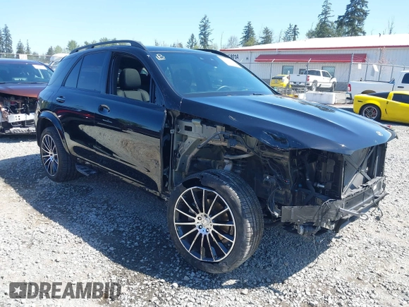 2023 Mercedes-Benz GLE 350 with VIN 4JGFB4KB9PA918081, listed as a IAAI auction lot 42162868 with 12,308 mi miles and . Bid and sale history available at DreamBid. Image 1.