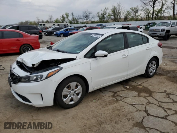 2018 Kia Forte LX with VIN 3KPFK4A76JE242548, listed as a Copart auction lot 52556265 with 107,465 mi miles and Salvage Title. Bid and sale history available at carsss.com. Image 1.