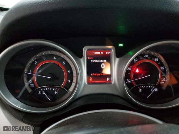 2013 Dodge Journey SXT with VIN 3C4PDDBG7DT665720, listed as a Copart auction lot 44528415 with 153,068 mi miles and Salvage Title. Bid and sale history available at carsss.com. Image 9.