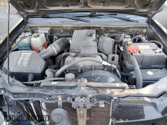 2009 GMC Canyon Work Truck with VIN 1GTCS149598120963, listed as a Copart auction lot 85587534 with 134,166 mi miles and Salvage Title. Bid and sale history available at carsss.com. Image 13.