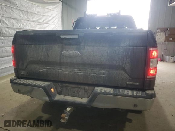 2018 Ford F-150 XL with VIN 1FTFW1EG7JFA10270, listed as a Copart auction lot 49081935 with 155,763 mi miles and Salvage Title. Bid and sale history available at carsss.com. Image 6.