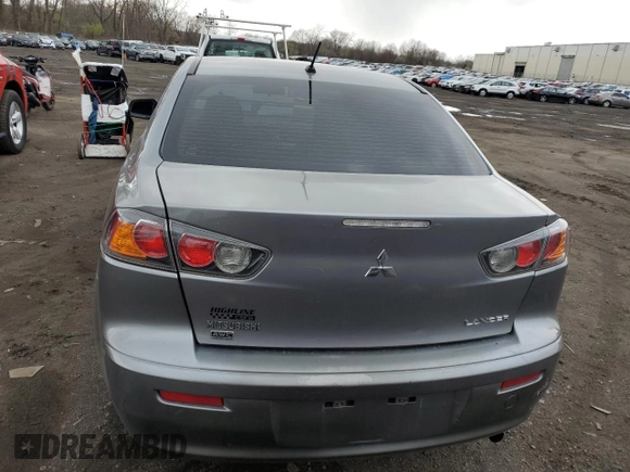 2012 Mitsubishi Lancer SE with VIN JA32V2FW4CU021334, listed as a Copart auction lot 52958405 with 117,432 mi miles and Salvage Title. Bid and sale history available at DreamBid. Image 6.