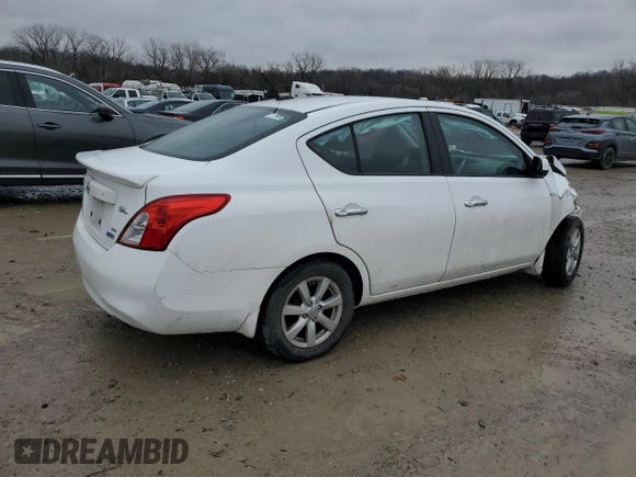 2012 Nissan Versa SL with VIN 3N1CN7AP8CL874237, listed as a Copart auction lot 43331035 with 0 mi miles and Salvage Title. Bid and sale history available at carsss.com. Image 3.