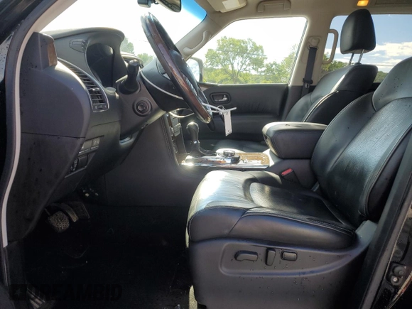 2017 Infiniti QX80 z VIN JN8AZ2NE9H9159198, wystawiony jako Copart lot #58572875 z przebiegiem 136 492 mil mil oraz Szkoda całkowita • Salvage title. Historia ofert i sprzedaży dostępna na DreamBid. Obrazek 7.