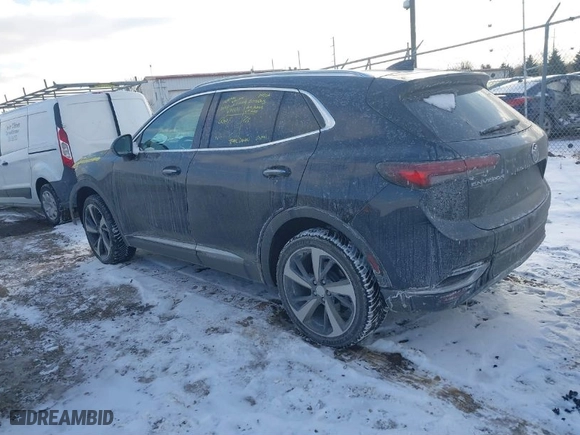 2021 Buick Envision Essence with VIN LRBFZNR47MD132706, listed as a IAAI auction lot 41396556 with 67,297 mi miles. Bid and sale history available at carsss.com. Image 3.