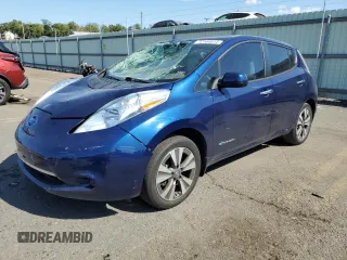 2017 Nissan LEAF SL with VIN 1N4BZ0CP8HC305639, listed as a Copart auction lot 72164814 with 21,897 mi miles and Salvage Title. Bid and sale history available at carsss.com. Image 1.