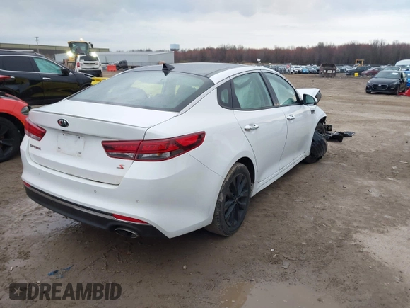 2018 Kia Optima LX with VIN 5XXGT4L31JG241732, listed as a IAAI auction lot 41943174 with 68,327 mi miles. Bid and sale history available at carsss.com. Image 4.