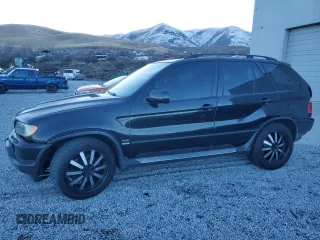 2003 BMW X5 4.4i with VIN 5UXFB33513LH41162, listed as a Copart auction lot 88068285 with 180,466 mi miles and Salvage Title. Bid and sale history available at carsss.com. Image 1.