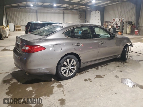 2013 Infiniti M37 with VIN JN1BY1AR6DM600690, listed as a Copart auction lot 79867874 with 159,954 mi miles and Salvage Title. Bid and sale history available at carsss.com. Image 3.