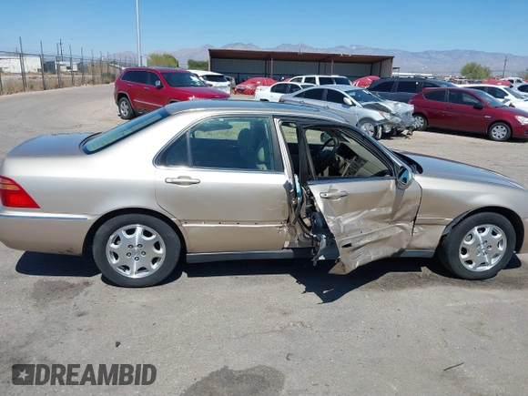 2000 Acura RL with VIN JH4KA9656YC001269, listed as a IAAI auction lot 41831469 with 158,504 mi miles. Bid and sale history available at carsss.com. Image 14.