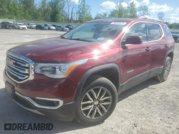 2017 GMC Acadia SLE with VIN 1GKKNSLA5HZ235693, listed as a Copart auction lot 45267605 with 134,328 mi miles and Non Repairable. Bid and sale history available at carsss.com. Image 1.