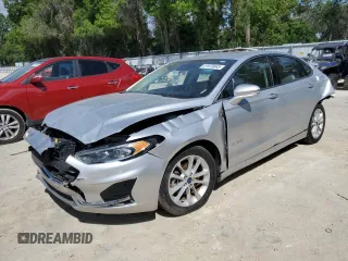 2019 Ford Fusion Hybrid SEL with VIN 3FA6P0MU8KR236052, listed as a Copart auction lot 51975045 with 79,548 mi miles and Non Repairable. Bid and sale history available at carsss.com. Image 1.