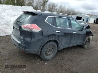 2015 Nissan Rogue S with VIN 5N1AT2MT6FC876568, listed as a Copart auction lot 50092175 with 182,218 mi miles and Salvage Title. Bid and sale history available at carsss.com. Image 3.