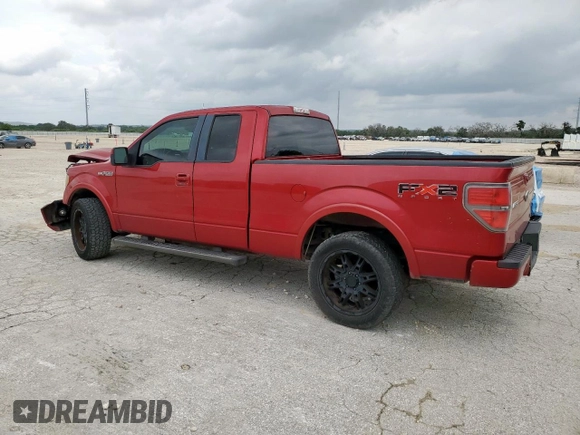 2010 Ford F-150 XL with VIN 1FTFX1CV9AKB84802, listed as a Copart auction lot 56970445 with 220,404 mi miles and Salvage title. Bid and sale history available at DreamBid. Image 2.