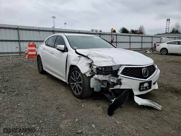 2018 Acura TLX w/Technology Pkg with VIN 19UUB2F58JA009570, listed as a Copart auction lot 80323124 with 118,627 mi miles and Salvage Title. Bid and sale history available at carsss.com. Image 11.