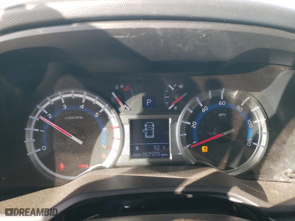 2014 Toyota 4Runner SR5 with VIN JTEZU5JR3E5065310, listed as a Copart auction lot 47571185 with 267,979 mi miles and Salvage Title. Bid and sale history available at carsss.com. Image 9.