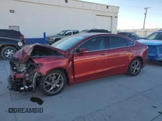 2015 Ford Fusion Titanium with VIN 3FA6P0K98FR132357, listed as a Copart auction lot 47213235 with 0 mi miles and Salvage Title. Bid and sale history available at carsss.com. Image 1.