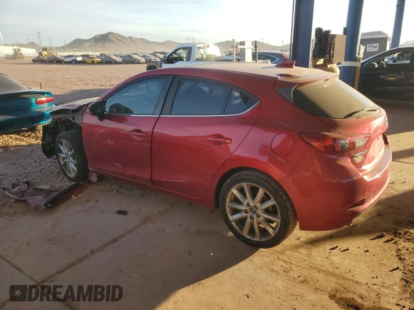 2017 Mazda 3 Grand Touring with VIN JM1BN1M38H1133437, listed as a Copart auction lot 80991974 with 73,810 mi miles and Salvage Title. Bid and sale history available at DreamBid. Image 2.