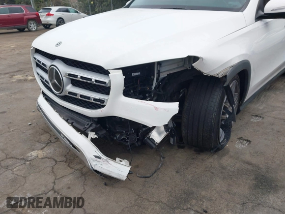 2021 Mercedes-Benz GLS 450 with VIN 4JGFF5KE4MA527615, listed as a IAAI auction lot 41804926 with 84,598 mi miles and . Bid and sale history available at DreamBid. Image 6.