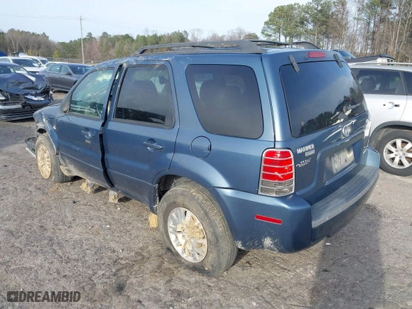 2006 Mercury Mariner Luxury with VIN 4M2CU57186DJ07953, listed as a IAAI auction lot 41756840 with 163,988 mi miles. Bid and sale history available at carsss.com. Image 3.