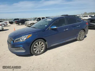 2016 Hyundai Sonata 2.4L Sport with VIN 5NPE34AF5GH298260, listed as a Copart auction lot 49676255 with 153,242 mi miles and Clean Title. Bid and sale history available at carsss.com. Image 1.