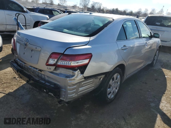 2011 Toyota Camry LE with VIN 4T4BF3EK2BR172725, listed as a Copart auction lot 41046544 with 127,942 mi miles and Salvage title. Bid and sale history available at DreamBid. Image 3.