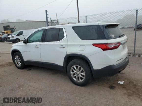 2018 Chevrolet Traverse LS with VIN 1GNEVFKW5JJ145405, listed as a Copart auction lot 71058774 with 129,885 mi miles and Salvage Title. Bid and sale history available at carsss.com. Image 2.