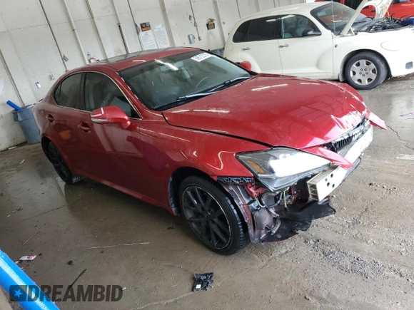 2011 Lexus IS 250 with VIN JTHCF5C29B5046176, listed as a Copart auction lot 56512275 with 132,329 mi miles and Salvage title. Bid and sale history available at DreamBid. Image 4.