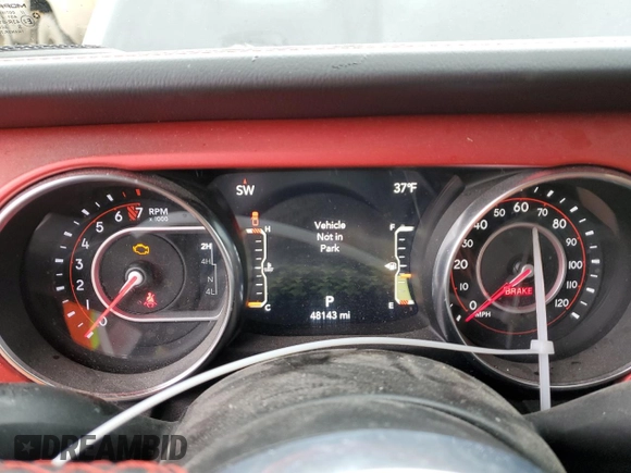 2021 Jeep Gladiator Rubicon с VIN 1C6JJTBG8ML582485, выставлен на аукционе Copart как лот 41758255 с пробегом 48 143 миль миль и Чистый • Clean title. История ставок и продаж доступна на DreamBid. Изображение 9.