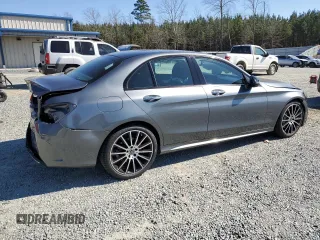 2020 Mercedes-Benz C with VIN 55SWF8DB1LU326641, listed as a Copart auction lot 47589655 with 37,255 mi miles and Salvage Title. Bid and sale history available at carsss.com. Image 3.