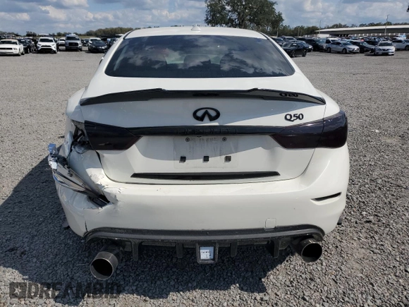 2017 Infiniti Q50 Signature Edition with VIN JN1EV7AP0HM737380, listed as a Copart auction lot 47157975 with 123,113 mi miles and Salvage Title. Bid and sale history available at DreamBid. Image 6.