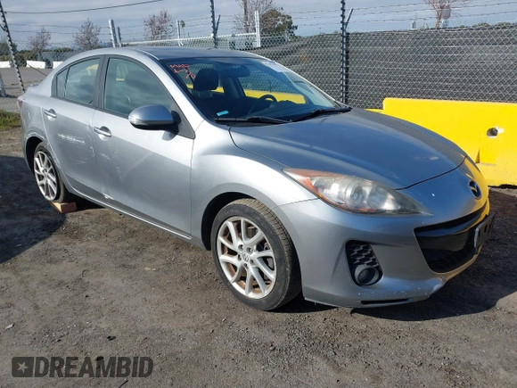 2012 Mazda 3 S Touring with VIN JM1BL1V56C1667907, listed as a IAAI auction lot 41447469 with 93,497 mi miles and . Bid and sale history available at carsss.com. Image 1.
