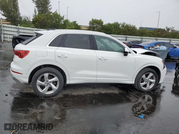 2019 Audi Q3 Premium with VIN WA1AECF32K1073242, listed as a Copart auction lot 46580165 with 65,212 mi miles and Non Repairable. Bid and sale history available at carsss.com. Image 3.