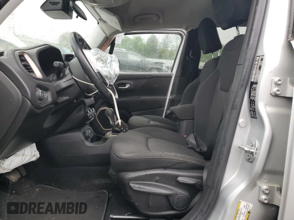 2017 Jeep Renegade Altitude with VIN ZACCJBBB0HPE84035, listed as a Copart auction lot 57789515 with 53,458 mi miles and Salvage title. Bid and sale history available at DreamBid. Image 7.