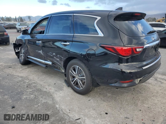 2020 Infiniti QX60 Pure z VIN 5N1DL0MN3LC529293, wystawiony jako Copart lot #87673755 z przebiegiem 56 514 mil mil oraz Szkoda całkowita • Salvage title. Historia ofert i sprzedaży dostępna na DreamBid. Obrazek 2.