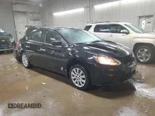2017 Nissan Sentra S with VIN 3N1AB7AP5HY391072, listed as a Copart auction lot 51464465 with 151,084 mi miles and Salvage Title. Bid and sale history available at carsss.com. Image 4.