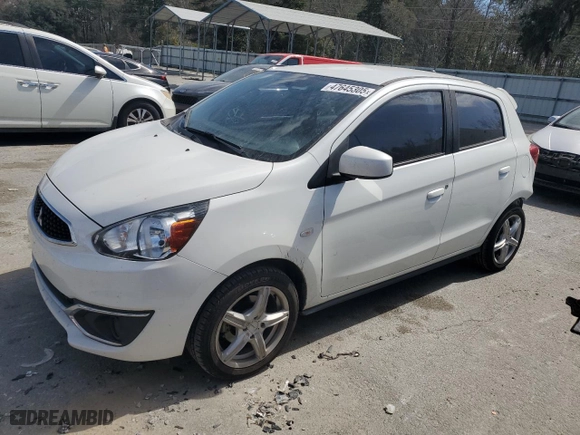 2020 Mitsubishi Mirage ES with VIN ML32A3HJ3LH005626, listed as a Copart auction lot 47645305 with 50,212 mi miles and Salvage Title. Bid and sale history available at carsss.com. Image 1.
