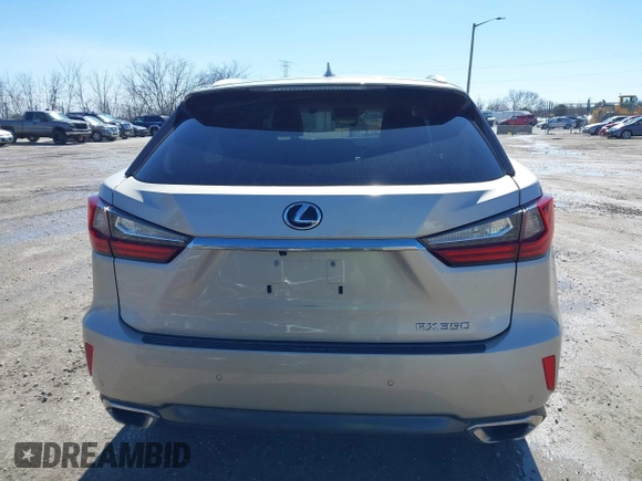 2017 Lexus RX with VIN 2T2BZMCAXHC080205, listed as a IAAI auction lot 41724409 with 1 mi miles. Bid and sale history available at carsss.com. Image 16.