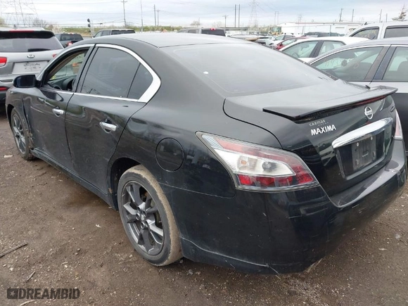 2014 Nissan Maxima 3.5 S with VIN 1N4AA5AP2EC468382, listed as a IAAI auction lot 41951092 with 153,614 mi miles. Bid and sale history available at carsss.com. Image 3.