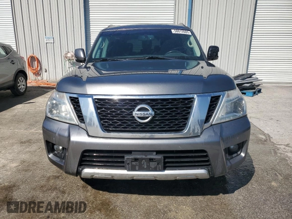 2017 Nissan Armada SL with VIN JN8AY2ND4H9004827, listed as a Copart auction lot 50012605 with 208,478 mi miles and Clean Title. Bid and sale history available at carsss.com. Image 5.