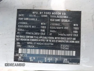 2010 Ford Transit Connect XL с VIN NM0LS7AN2AT032794, выставлен на аукционе IAAI как лот 42744438 с пробегом 220 008 миль миль и . История ставок и продаж доступна на DreamBid. Изображение 9.